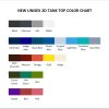 tank top color chart - Shin Megami Tensei Store