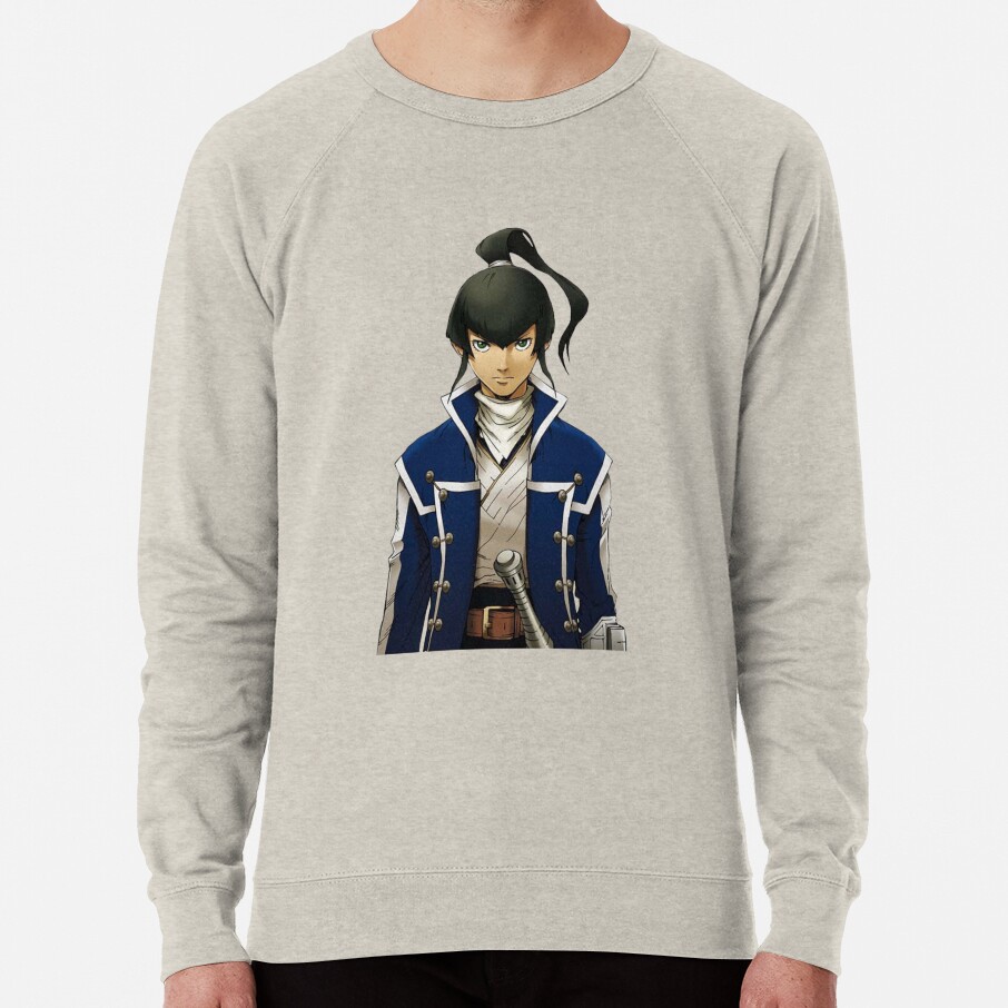 ssrcolightweight sweatshirtmensoatmeal heatherfrontsquare productx1000 bgf8f8f8 14 - Shin Megami Tensei Store
